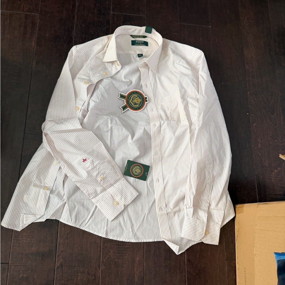 Arrow White Pinstripe Men's Shirt